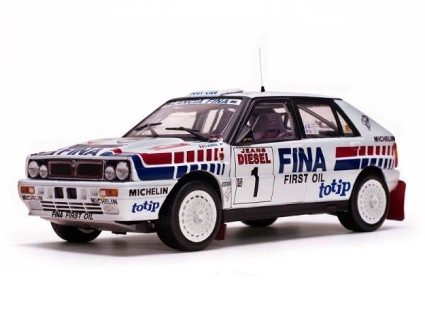 SUN3119 - LANCIA DELTA HF INTEGRALE 16 V #1 AURIOL/OCCELI SAN REMO 1991 1er - 1