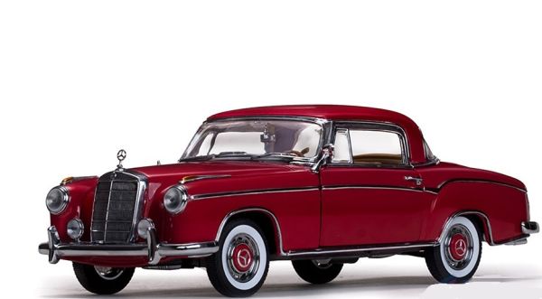 SUN3563 - MERCEDES BENZ 220SE coupé rouge - 1