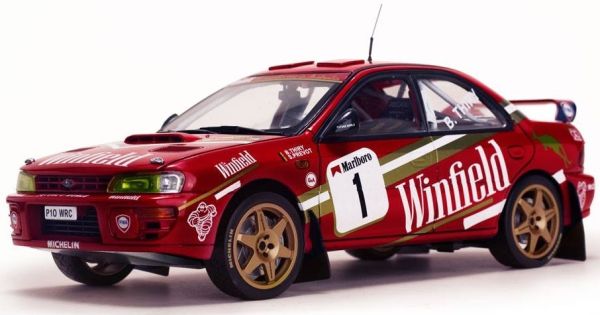 SUN5510 - SUBARU IMPREZA 555 #1 Thiry / Prevot rallye Belgique Ypres Westhoek 1997 2eme - 1