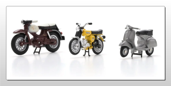 SCH7299 - Set de motos Super - Vespa GS - Simson S52 - 1