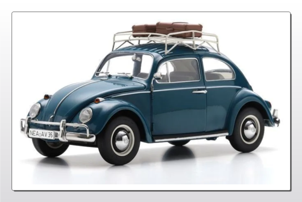 SCH18U00154 - VOLKSWAGEN Beetle 1963 bleu - 1
