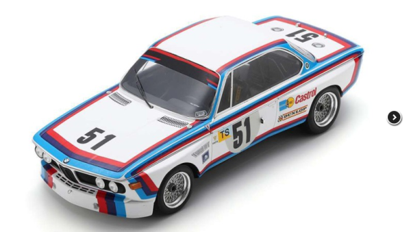 SPA18S857 - BMW 3.0 CSL #51 11ème 24H Le Mans 1973 T.HEZEMANS / D.QUESTER - 1