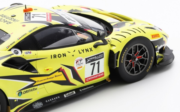 FERRARI 488 GT3 #71 Iron Lynx 3ème 24H Spa 2022 A.FUOCO / D