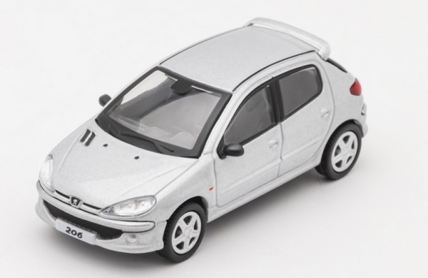 SHALL-029-121 - PEUGEOT 206 Argent - 1