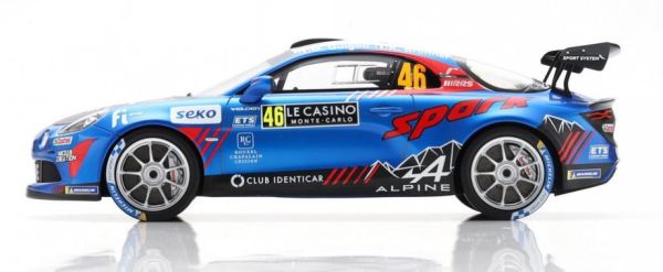 Modèle Réduit Renault Alpine A110 N°46 Rallye Rgt Rallye Monte Carlo 2021 Pierre Ragues Julien Pesenti