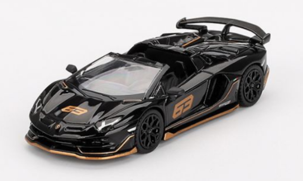 MGT00803-L - LAMBORGHINI Aventador SVK 63 Roadster Nero Aldebaran 2023 LHD - 1