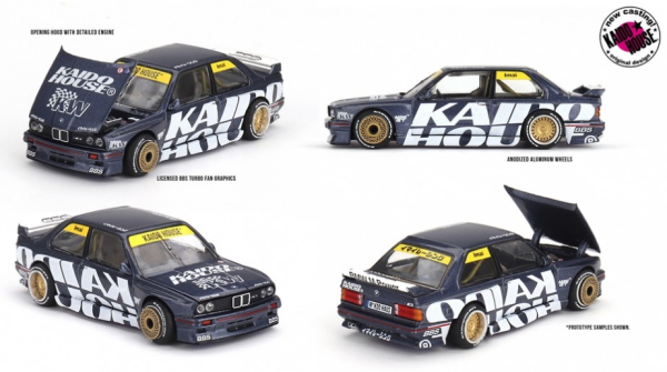 MGTKHMG154 - BMW M3 Kaido Works V1 1989 Bleu foncé - 1