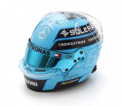 SPA5HF182 - Casque - George RUSSELL - MERCEDES-AMG GP Abu Dhabi 2024 - 1