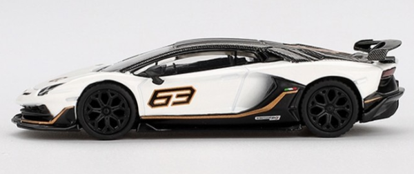 MGT00842-L - LAMBORGHINI Aventador SVJ 63 2022 LHD blanc - 1