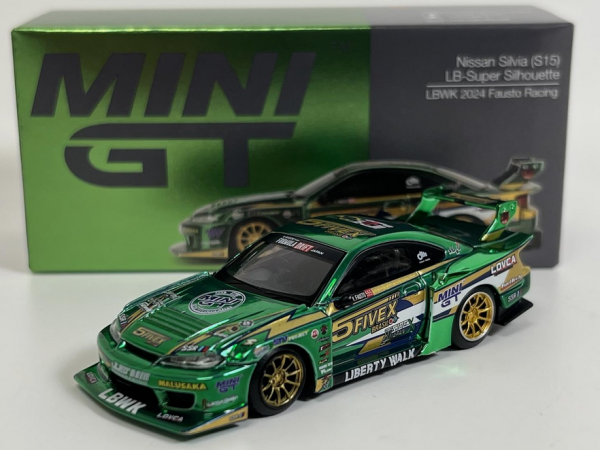 MGT00858-R - NISSAN Silvia S15 LB-Silhouette Fausto Racing 2024 RHD vert - 1