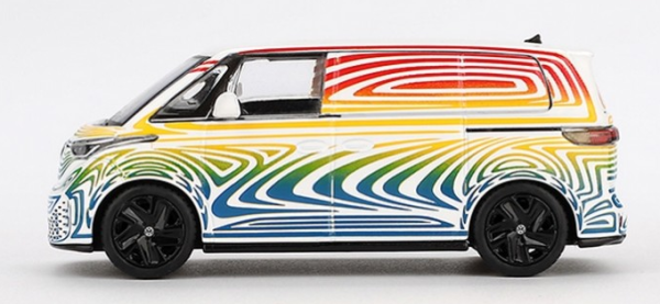 MGT00899-L - VOLKSWAGEN ID Buzz Prototype Rainbow 2022 blanc - 1