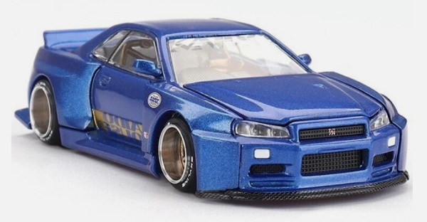 MGTKHMG158 - NISSAN Skyline GT-R R34 Kaido Works Shinjuku V2 1999 bleu - 1