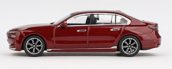 MGT00952-L - BMW I7 Xdrive60 Aventurin 2023 rouge - 1