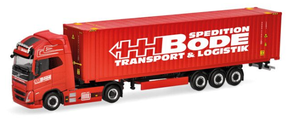 HER319249 - VOLVO FH GL XL Electric 4x2 avec porte container 40 pieds 3 essieux HH BODE - 1