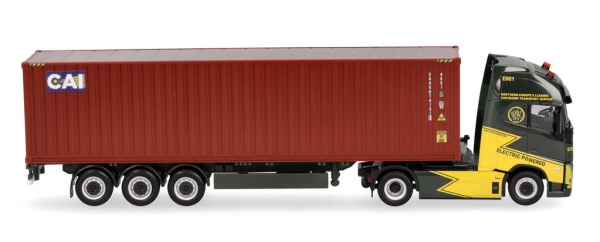 HER319256 - VOLVO FH GL XL 4x2 avec porte container 40 pieds 3 essieux ANCOTRANS-CAI - 1