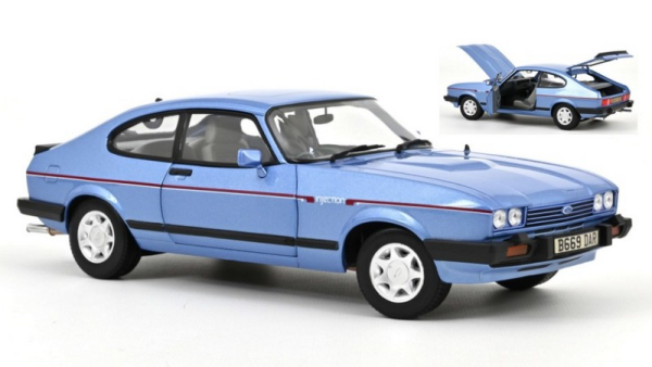 NOREV182764 - FORD Capri Mk.III 2.8 Injection RHD 1984 Bleu Paris métallique - 1