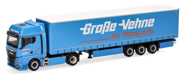 HER319287 - MAN TGX GX 4x2 avec remorque 3 essieux GROSSE VEHNE INT. TRANSPORTE - 1