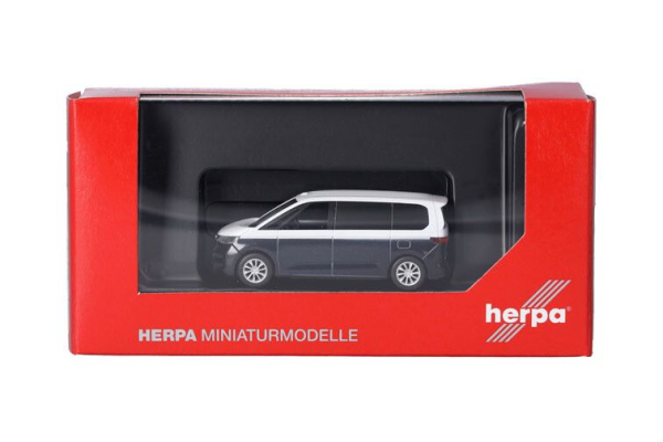 HER430425 - VOLKSWAGEN Multivan Bi-color blanc et bleu métallique - 1