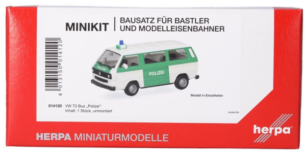HER014120 - VOLKSWAGEN T3 Police - 1 pièce à assembler - 1