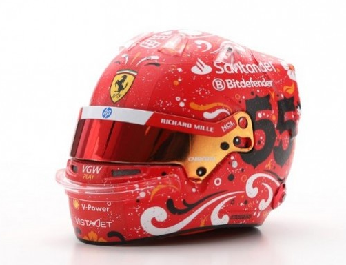 LOSLSHEL007 - Casque - Carlos Sainz - Vainqueur GP Mexique 2024 - 1