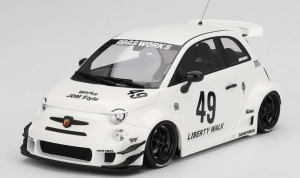 TS0606 - FIAT Abarth 595 LB-Works x Abas Works Gara blanc 2024 - 1
