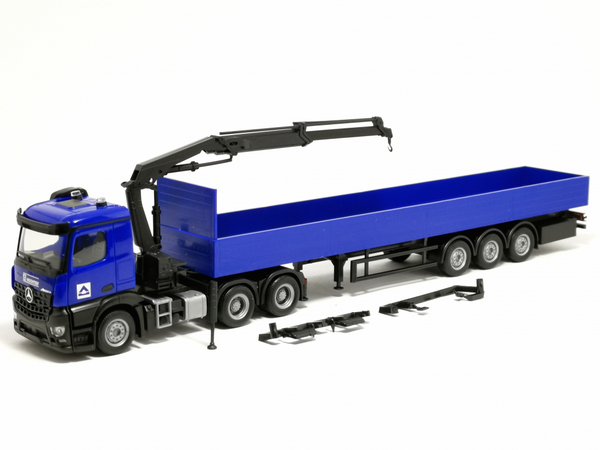 HER960038 - MERCEDES BENZ Arocs 6x4 avec grue et remorque 3 essieux HOCH TIEF - 1