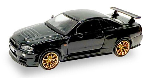 HER87MC000046 - NISSAN GTR 34 noir - 1