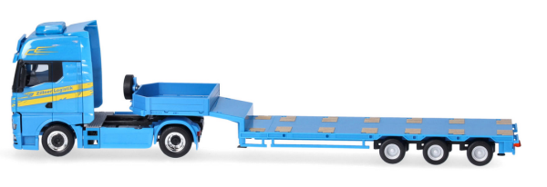 HER320047 - MAN TGX GX 4x2 avec remorque plateau surbaissé 3 essieux ZILLNER - 1