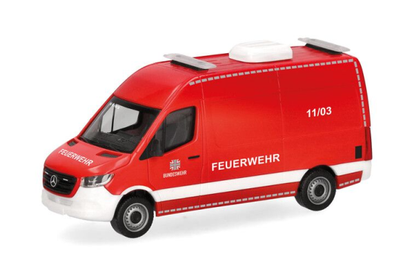 HER700887 - MERCEDES BENZ Sprinter 2018 Armée allemande - Pompiers - 1
