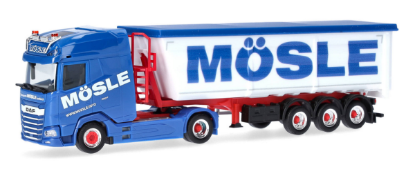 HER320153 - DAF XG 4x2 avec benne 3 essieux MOSLE - 1