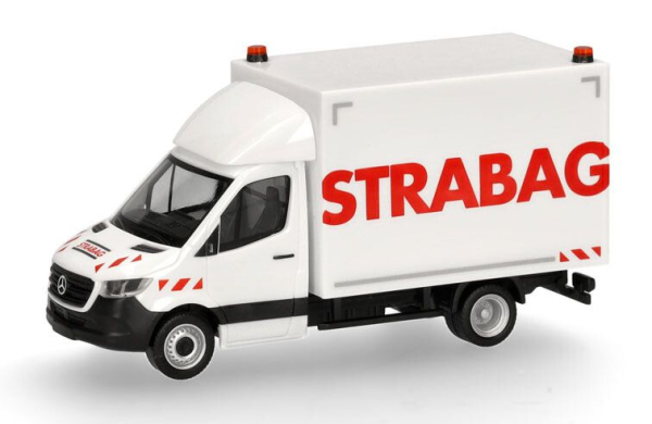 HER098939 - MERCEDES BENZ Sprinter 2018 camion de chantier STRABAG - 1