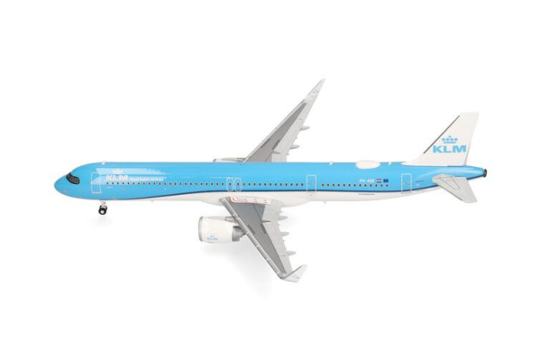 HER573801 - AIRBUS A321neo KLM PH-AXE Petite carte - Carte papillon - 1