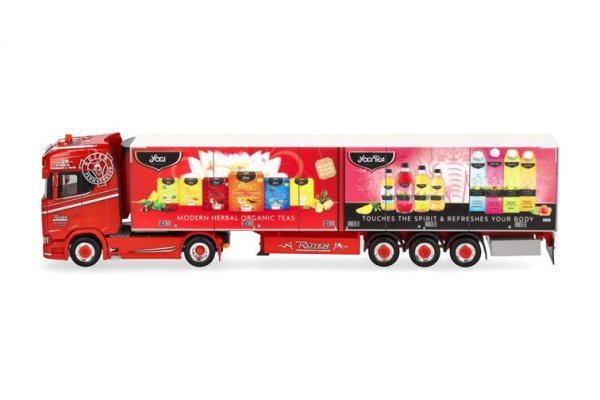 HER943895 - SCANIA CS 20 HD 4x2 avec remorque frigo 3 essieux RUTER - YOGI - 1