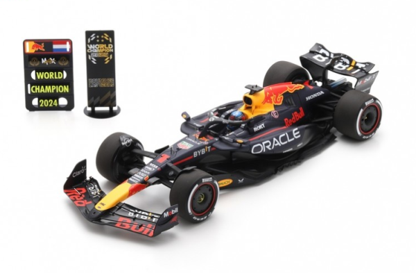 SPA18S666 - RED BULL Racing RB20 #1 Champion du monde F1 2024 M.VERSTAPPEN et pit board - 1
