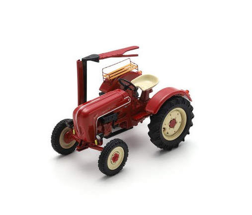 SCH7318 - PORSCHE tracteur junior avec tondeuse - 1
