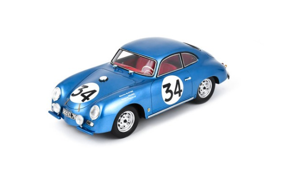 SPA18S675 - PORSCHE 356 A #34 13ème 24H Le Mans 1956 R.BOUREL-M.STOLINE - 1