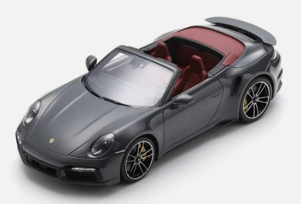 SCH18U00143 - PORSCHE 992 Turbo S Cabriolet 2022 Agate Gris - 1