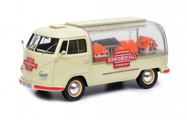 SCH18U00184 - VOLKSWAGEN T1 van publicitaire Schwäbisch Hall 1954 - 1