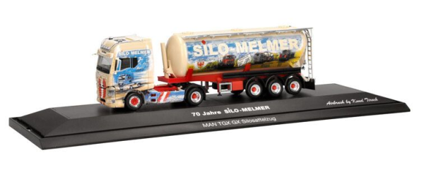 HER122320 - MAN TGX GX 4x2 avec silo 3 essieux MELMER - 1