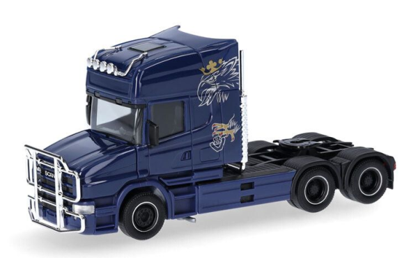 HER319423-002 - SCANIA HAUBER - TORPEDO Topline 2004 6x4 bleu - 1