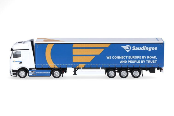 HER320924 - MERCEDES BENZ Actros L ProCab 4x2 avec remorque 3 essieux SAUDINGOS - 1