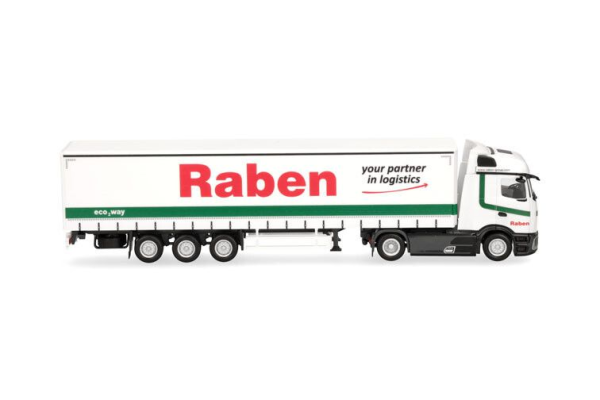 HER321044 - MERCEDES BENZ Actros L Pro 4x2 avec remorque 3 essieux RABEN LOGISTICS - 1