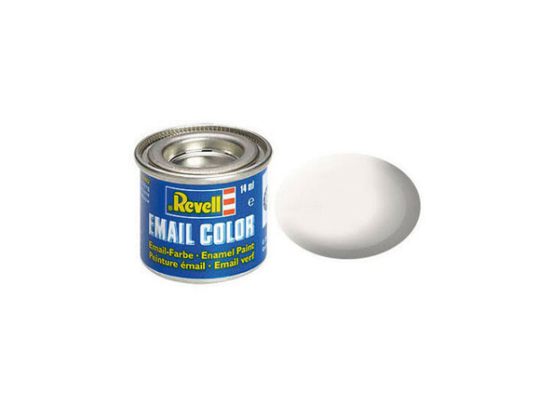 REV32105 - Peinture émail blanc mat 14ml - 1