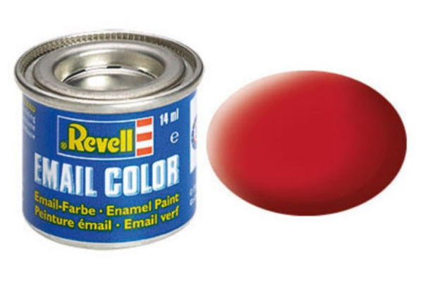 REV32136 - Peinture émail rouge carmin mat 14ml - 1
