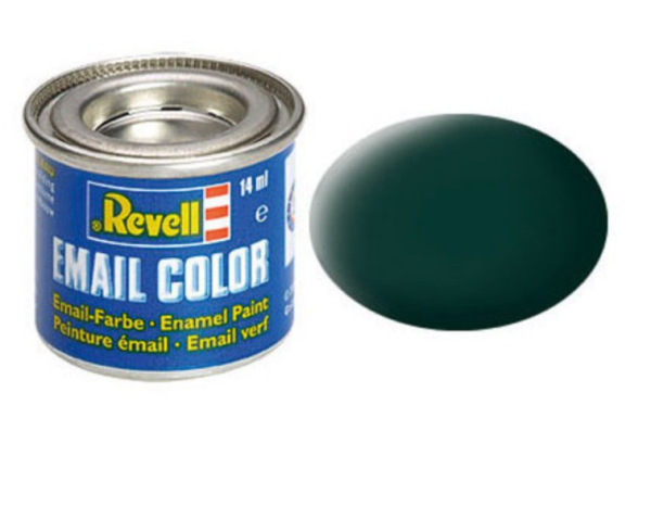 REV32140 - Peinture émail vert noir mat 14ml - 1