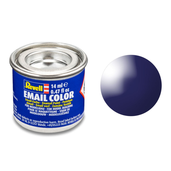 REV32154 - Peinture émail bleu nuit brillant 14ml - 1