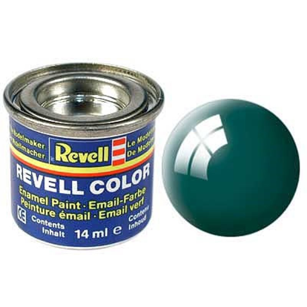 REV32162 - Peinture émail vert foncé brillant 14ml - 1