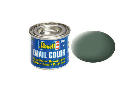 REV32167 - Peinture émail gris vert mat 14ml - 1