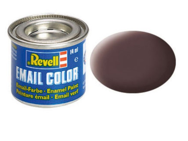 REV32184 - Peinture émail marron mat 14ml - 1