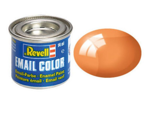 REV32730 - Peinture émail orange transparent 14ml - 1